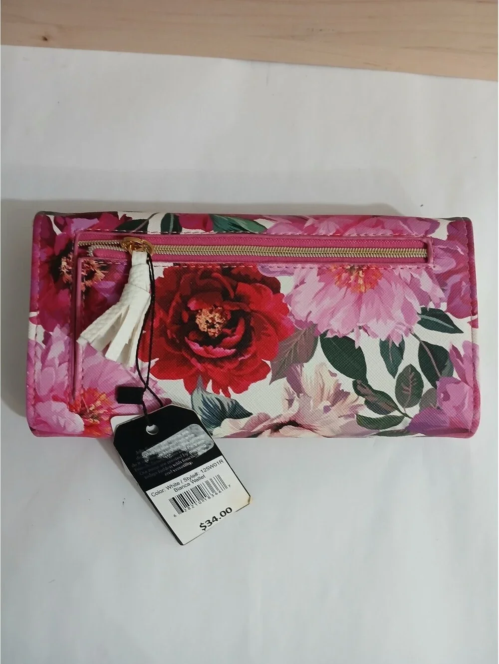 WOMEN'S JULIA BUXTON COLORFUL ROSE WALLET